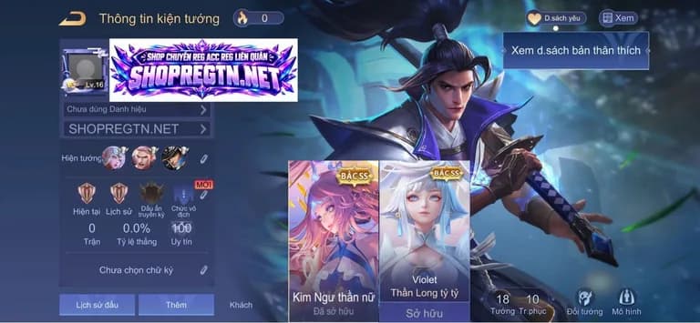 Ryoma Samurai + Butterfly Kim ngư + Vio Thần Long