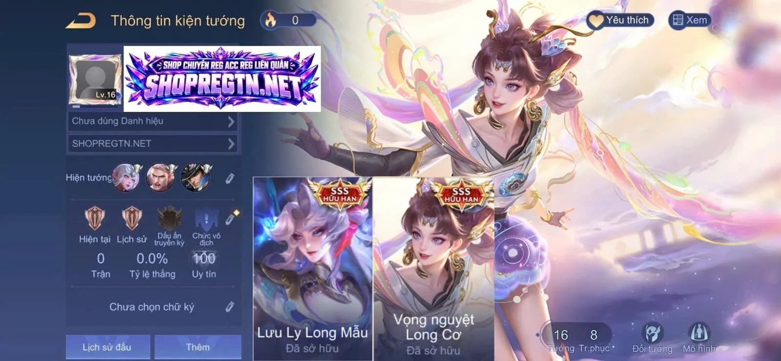 Veres Lưu ly + Violet Long cơ