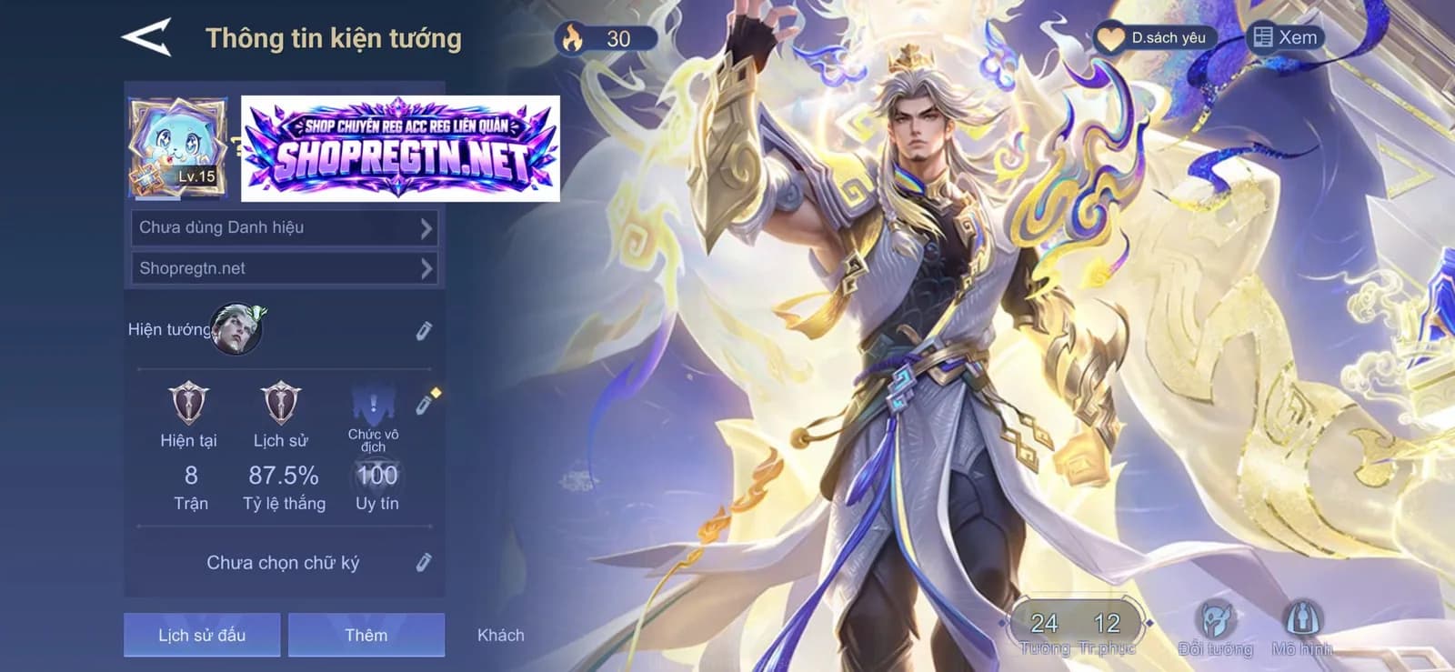Bolt Baron Thiên Phủ - Tư Mệnh (gãy)