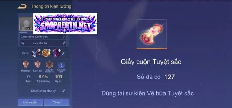 Acc Reg (120-130) Giấy Tuyệt Sắc