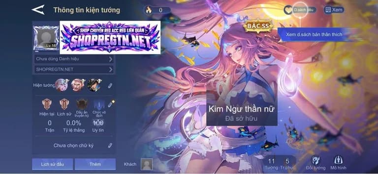 Butterfly Kim ngư thần nữ