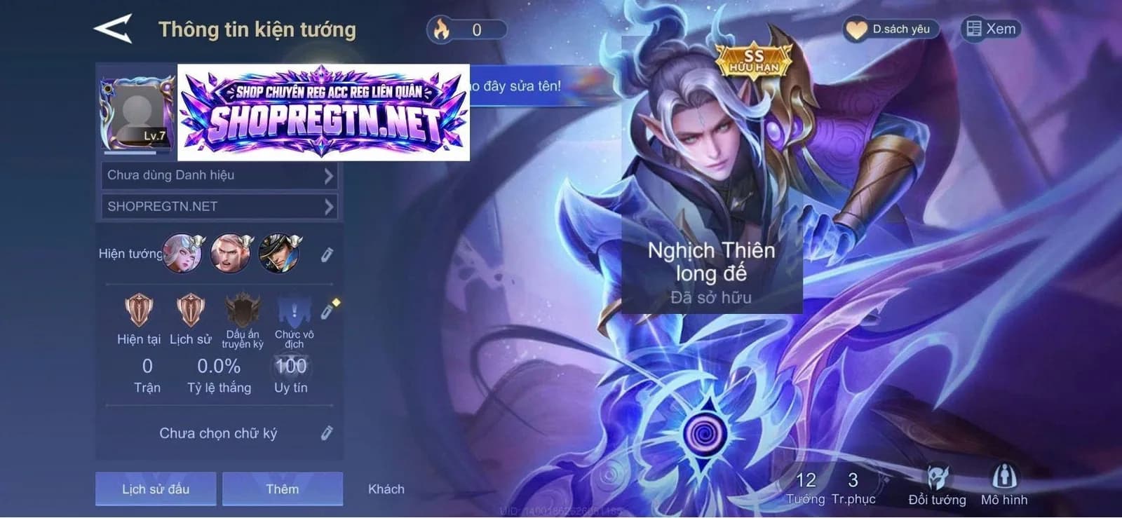 Quillen Nghịch thiên long đế