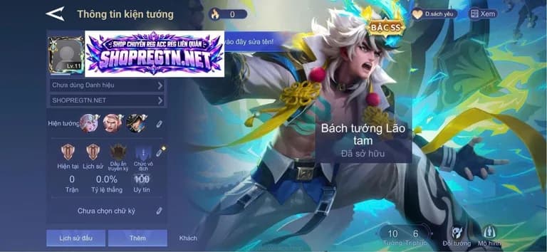 Cresht Bách tướng Lão tam