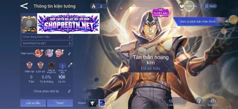 Tulen Tân thần hoàng kim