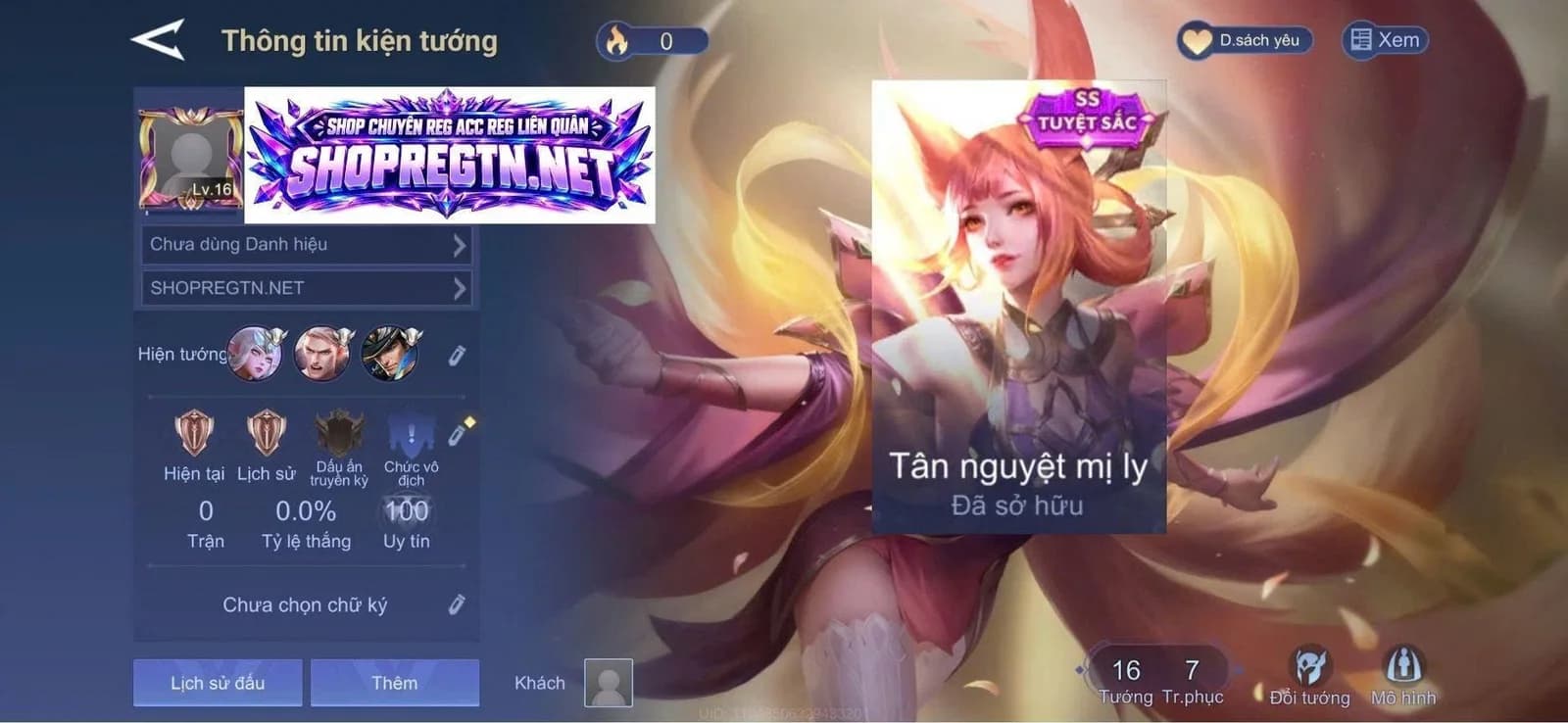 Liliana Tân nguyệt mị ly