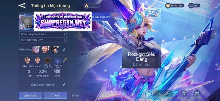 Butterfly Rockgirl Siêu Đẳng