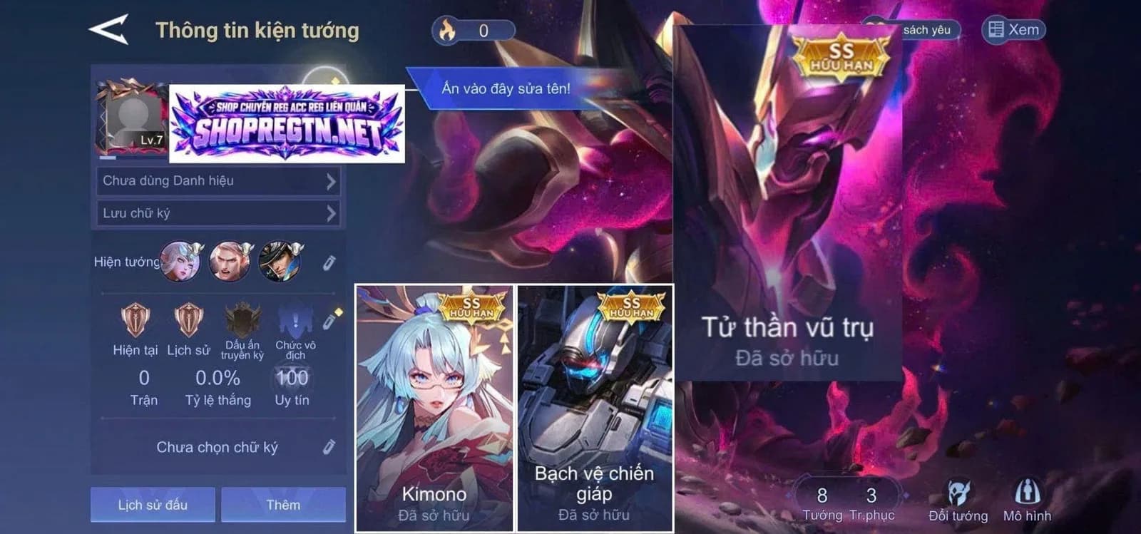 Hayate Tử thần + Veres Kimono + Arduin Bạch vệ