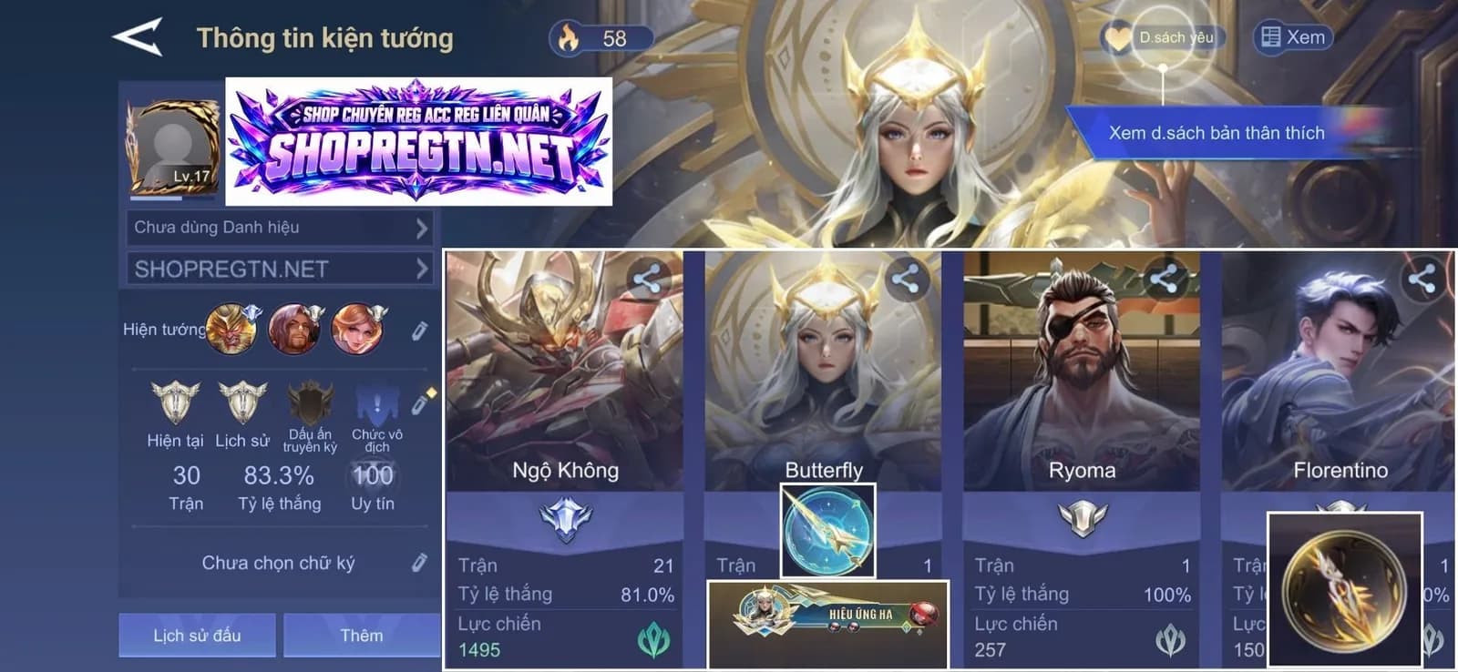 Ngộ Không Xích diễm + But Khởi nguyên + Flo Hổ phách