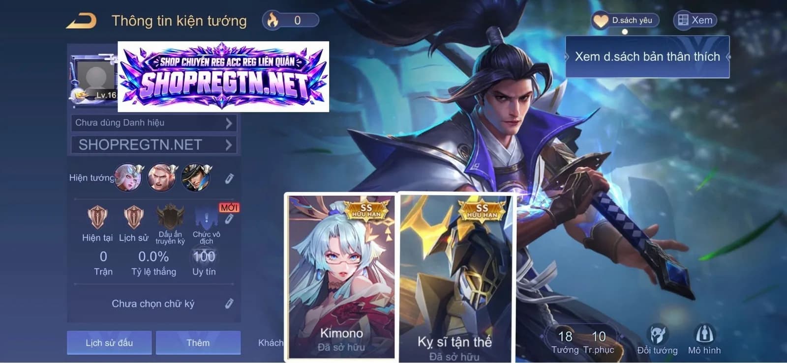 Ryoma Samurai + Veres Kimono + Triệu Vân Kị sĩ