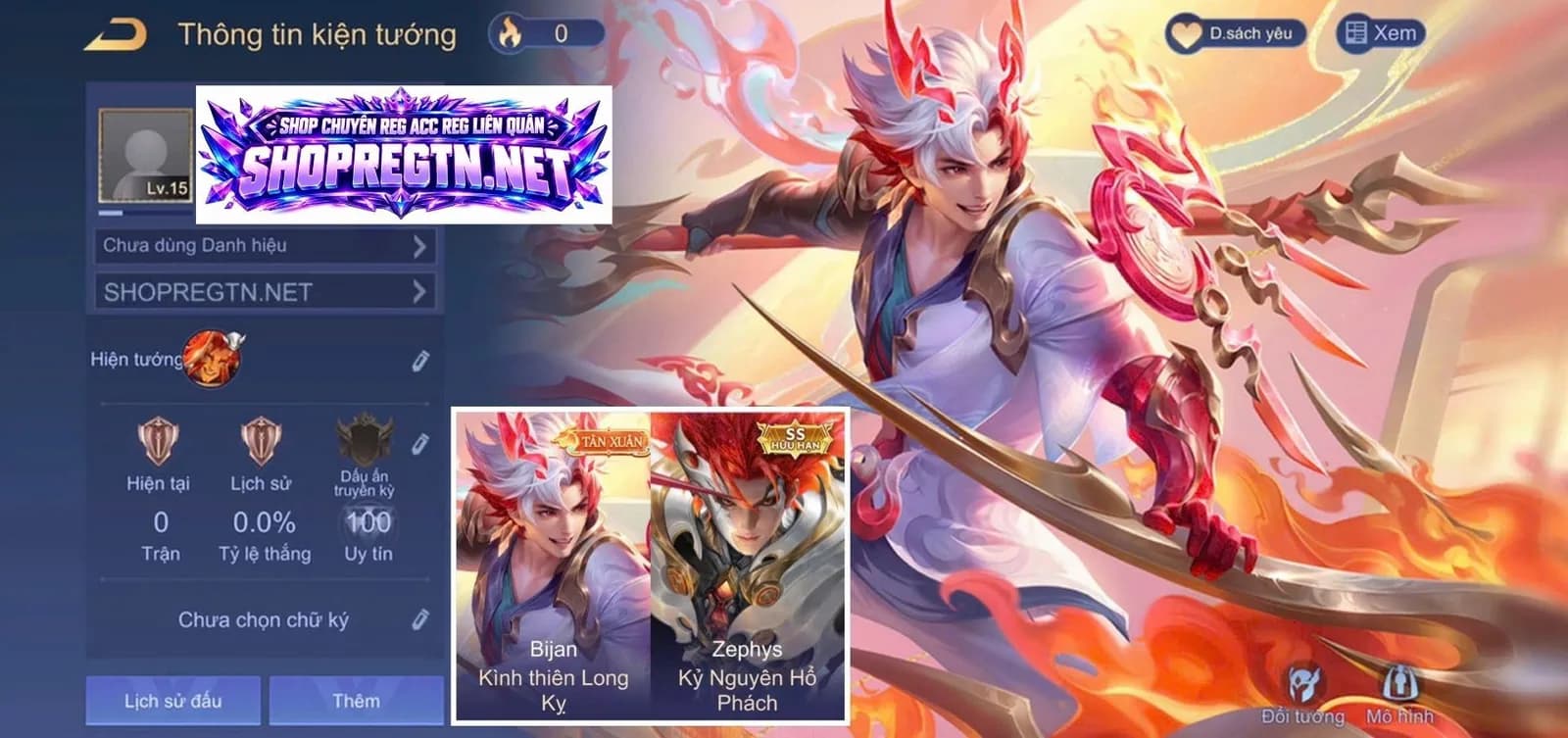 Bijan Long kị + Zephys Kỷ Nguyên